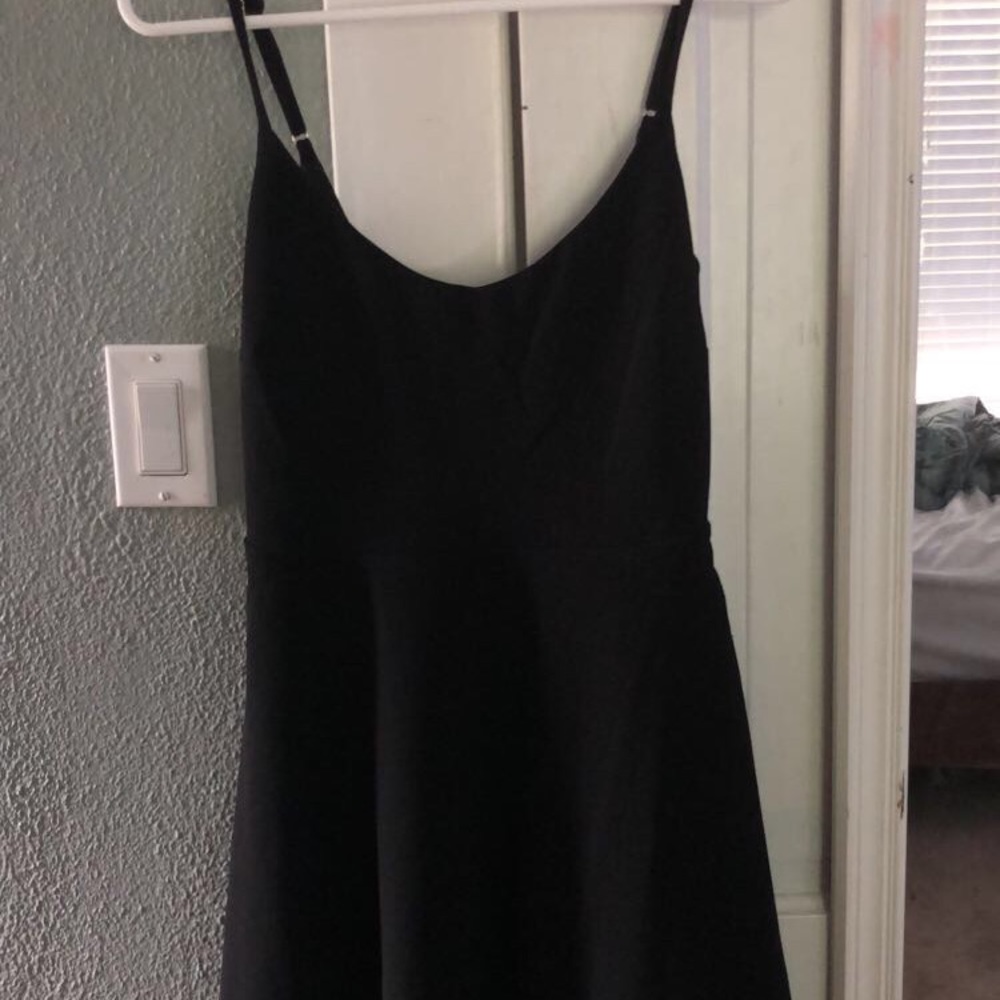 Lulu mini black dress